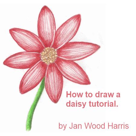 How to Draw a Daisy Flower - Really Easy Drawing Tutorial