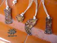 Clay Projects for Kids - pendants