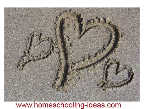 Simple idea for homeschooling - nature art