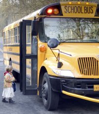 Homeschooling Pros and Cons - taking the school bus