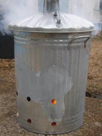 Smoke Firing In A Trash Can Firing Ceramics At Home